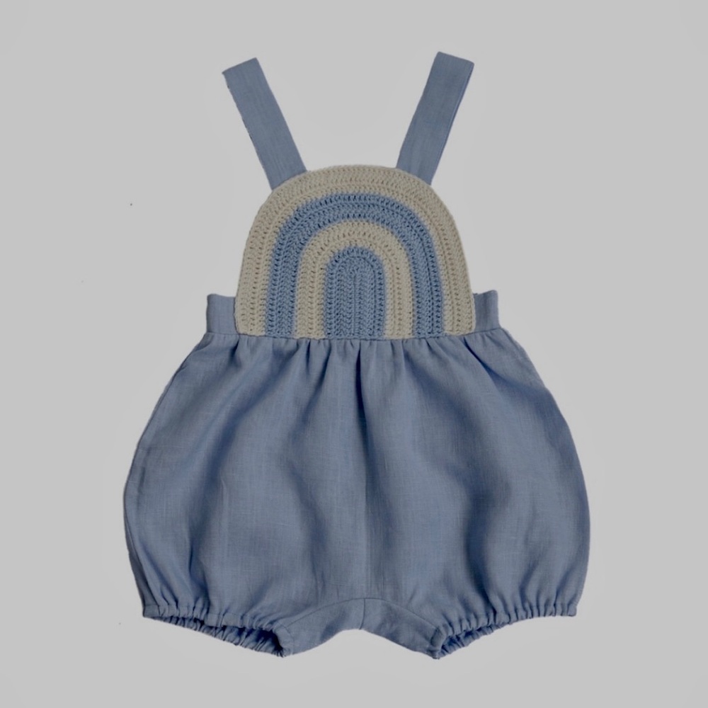 Kalinka Powder Blue Jasmine Romper